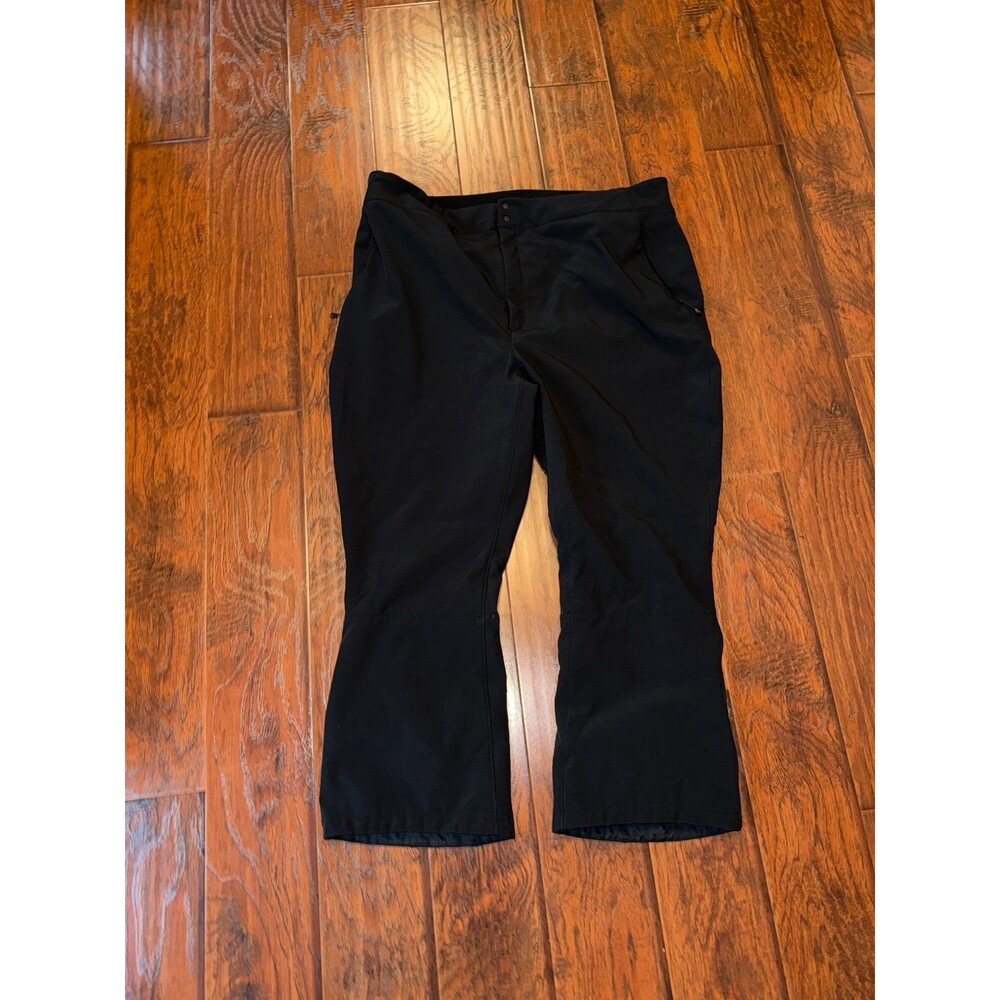Eddie Bauer Women’s 3XL Black Insulated Waterproof Ski Snow Pants Winter Fall 24